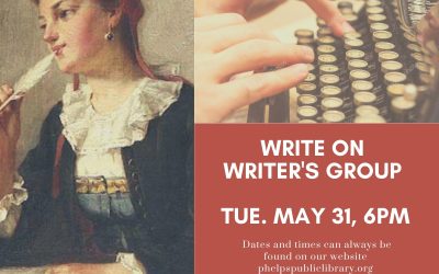 Write On Writer’s Group.. Tuesday, May 31, 6pm
