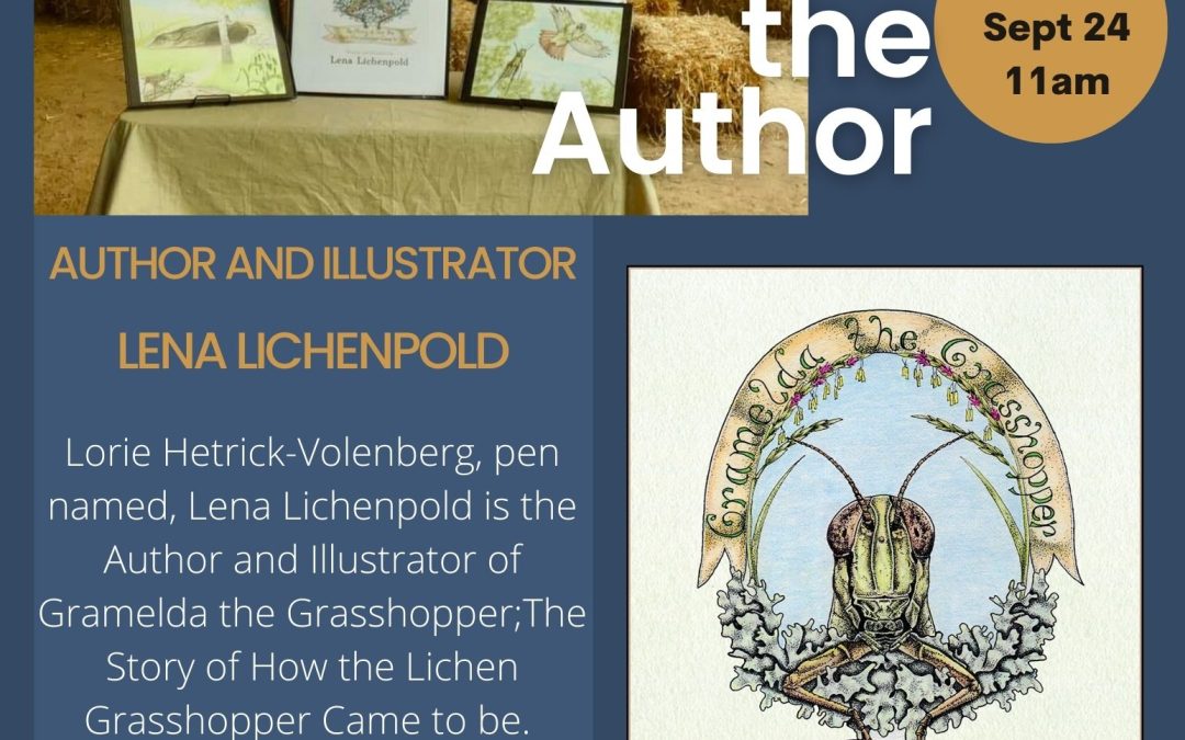 Meet Author & Illustrator, Lena Lichenpold! Saturday, September 24th, 11am…