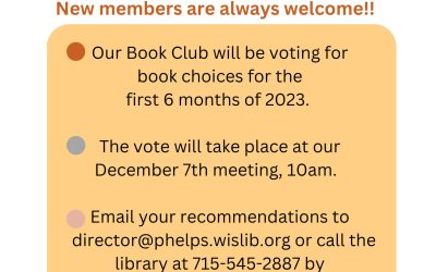 Get Your Vote On! Next Chapter Book Club to Vote!