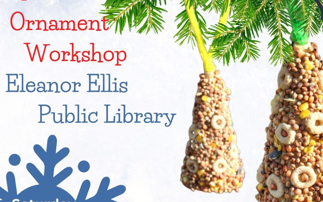 Christmas Ornament Workshop! Saturday, December 3rd at 3pm!