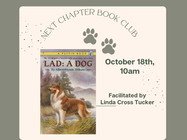 October Book Club 10/18/2023…10am