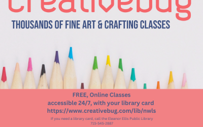 Find your Creative Bug! Find your Creative Bliss! Free classes online….