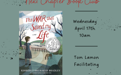 Next Chapter Book Club, April 17th, 10am