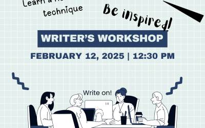 Writer’s Workshop February 12th at 12:30