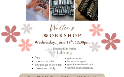 Writer’s Workshop June 18th at 12:30PM